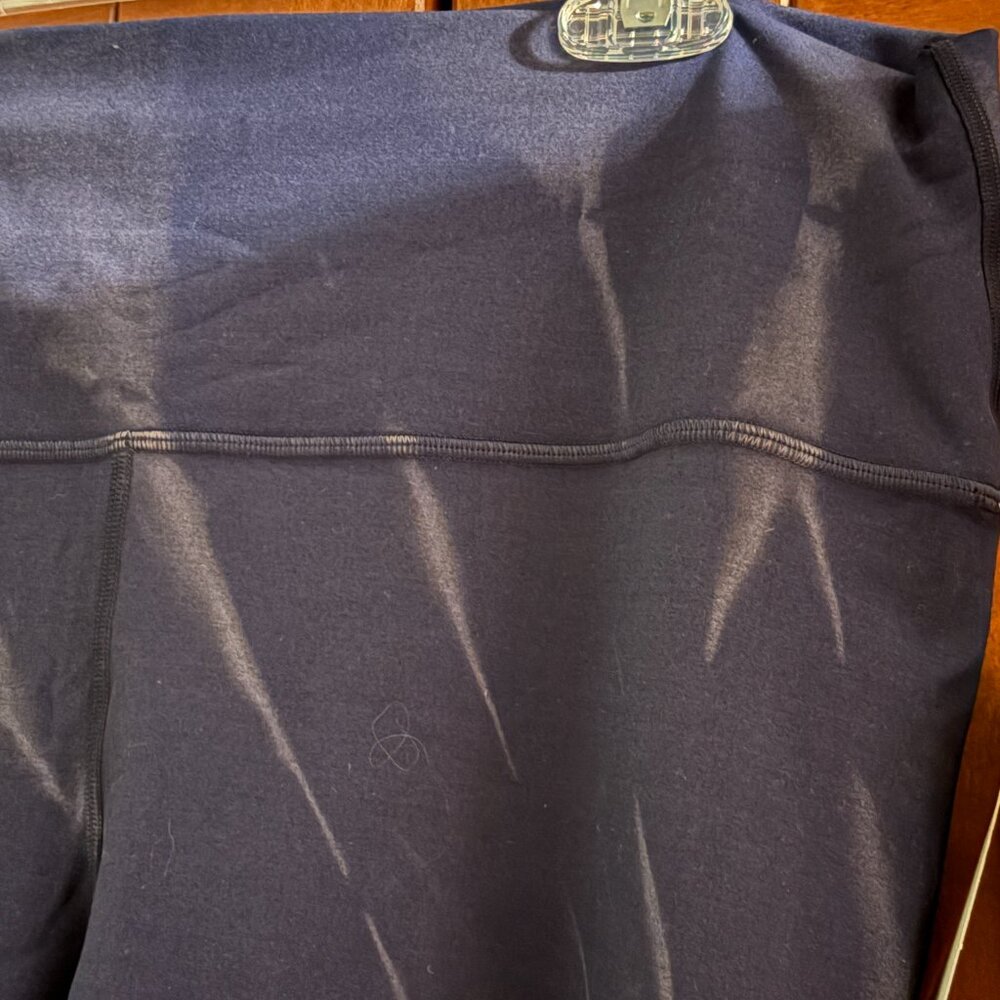 Lululemon Wunder Train HR Tight 25" Sz 14 Leggings STN1 Navy Grey $118 - Picture 4 of 9